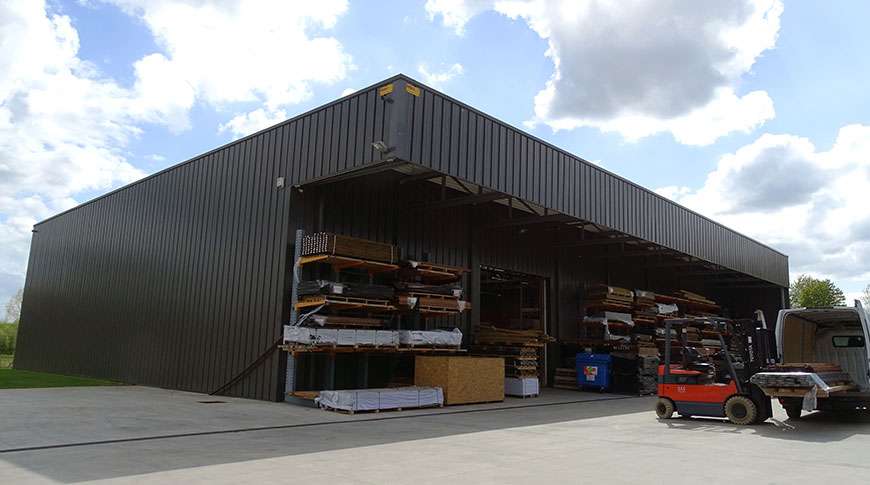 buildings storage warehouse steel industrial
